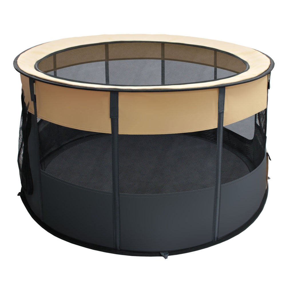 puppy play pin playpen exercise pen for puppies and dogs large grey ws puppy play pin playpen exercise pen for puppies and dogs large grey ws