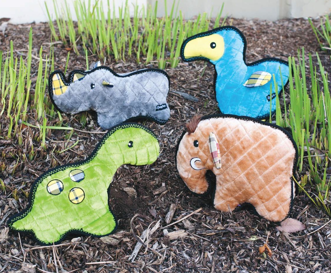 Zippy Paws Grunterz Dog Toy Manny Mammoth