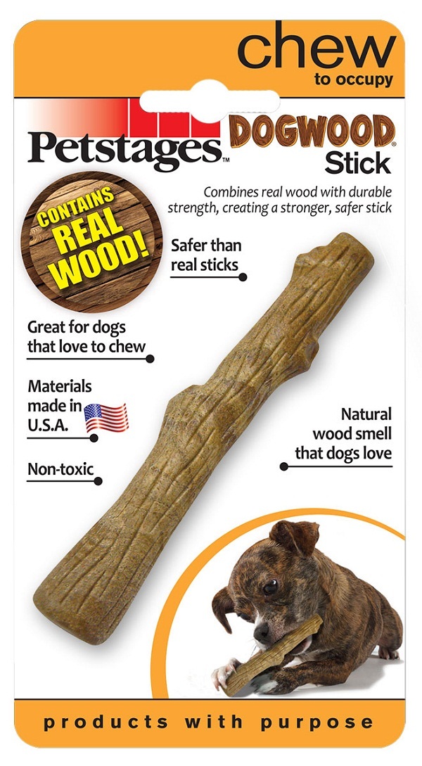 Petstages Durable Dogwood Dog Toy & Safe Chew Stick