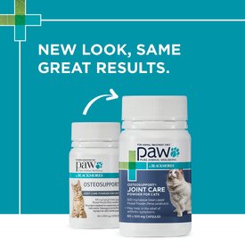 Paw Osteosupport Joint Care Powder Capsules for Cats - 60s image 0