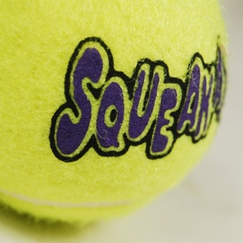 KONG AirDog Squeaker Non Abrasive Tennis Ball Dog Toy - Large image 0