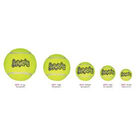 KONG AirDog Squeaker Non Abrasive Tennis Ball Dog Toy - Medium image 0