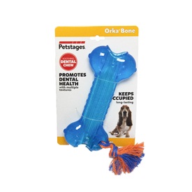Petstages Orka Floating Teething Bone Chew Dog Toy image 0
