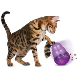 KONG Cat Wobbler Interactive Treat Dispensing Cat Toy image 0