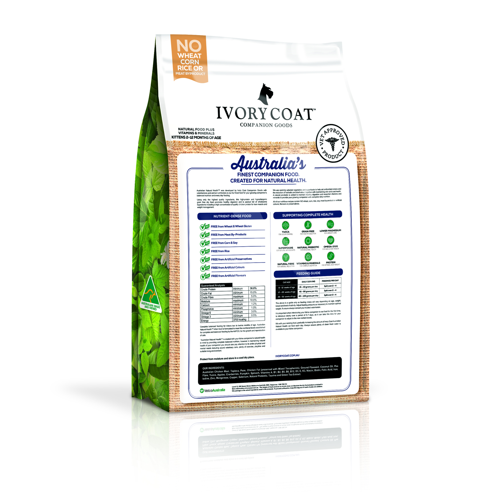 Ivory Coat Chicken Dry Kitten Food Dry Cat Food Australia