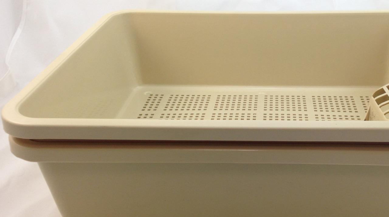 Kitter Litter Double Sieve Tray for Wood Pellet Litter