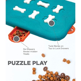 Nina Ottosson Casino High Level Interactive Puzzle & Toy for Dogs & Cats image 1