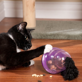 KONG Cat Wobbler Interactive Treat Dispensing Cat Toy image 1