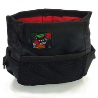 Black Dog Treat & Training Tote Bag with Adjustable Belt - Purple image 1