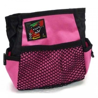 Black Dog Treat & Training Tote Bag with Adjustable Belt - Purple image 2