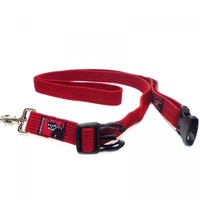 Black Dog Adjustable Length Smart Dog Lead - Regular Width - Red image 3