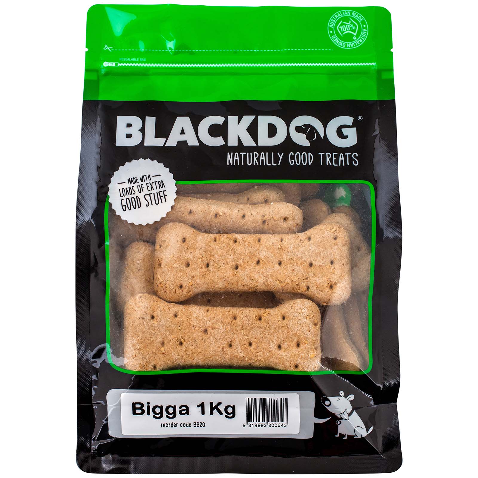 Black Dog Bigga Biscuit l Natural Baked Biscuits Treats