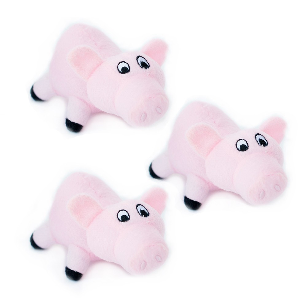 Zippy Paws Burrow Pigs Dog Toy Refill