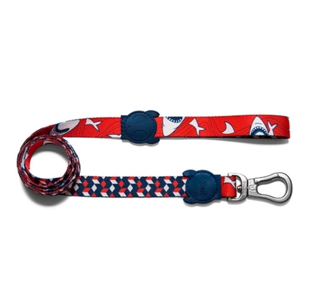 Zee Dog "Chewy" Shark Dog Leash with Power Hook