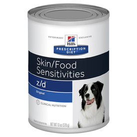 Hills Prescription Diet z/d Skin/Food Sensitivities Dog Food 370g x 12 Cans