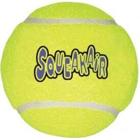 KONG AirDog Squeaker Non Abrasive Tennis Ball Dog Toy - Large