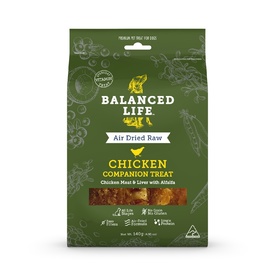 Balanced Life Australian Grain Free Companion Dog Treats - Chicken 140g
