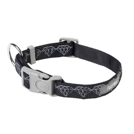 Fuzzyard "Black Diamonds" Original Nylon Dog Collar