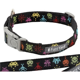 Fuzzyard "Space Raiders" Original Nylon Dog Collar