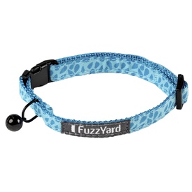 Fuzzyard "Birds of a Feather" Blue Cat Collar