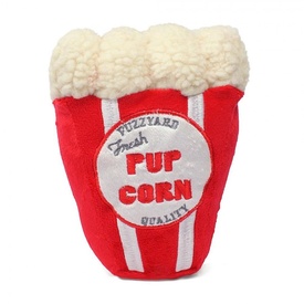 Fuzzyard "Pupcorn" Plush Dog Toy with Squeaker