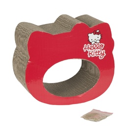 Hello Kitty Scratchtastic Red Cardboard Cat Scratcher with Catnip