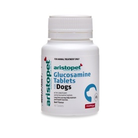 Aristopet Glucosamine Beef Flavoured Tablets for Dog Joint Health