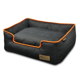 PLAY Urban Lounge Dog Bed - "Denim & Mandarine"