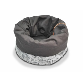 PLAY Snuggle Sleeping Bag Bed for Cats & Dogs - Husky Grey