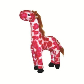 Mighty Safari Dog Toy - Pink Gina the Giraffe Junior