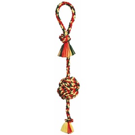 Flossy Chew Rope Monkey Fist Tug Toy for Dogs