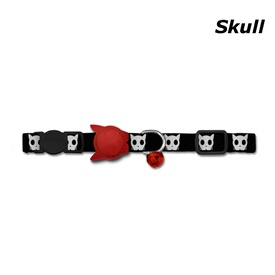 Zee Dog Cat Collar "Skulls" with Breakaway Safety Clip