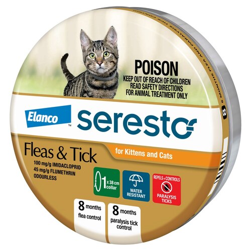 Seresto Flea Collar for Cats and Kittens - Lasts up to 8 Months main image