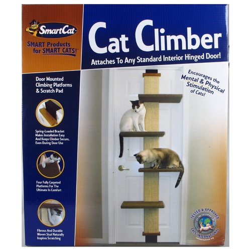 SmartCat Multi-Level Over-the-door Cat Climber Scratch Tower main image