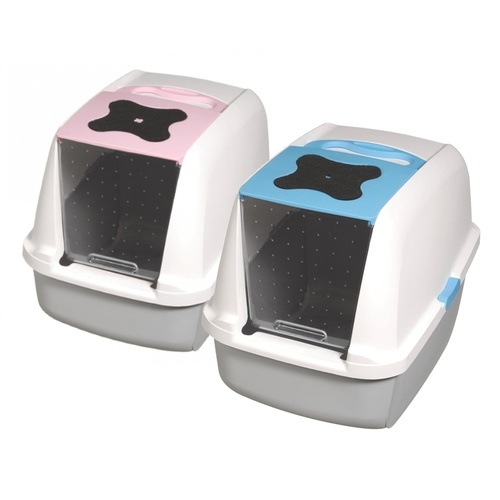 Catit "Clean" Covered & Lockable Cat Litter Tray Pan with Removable Cover main image
