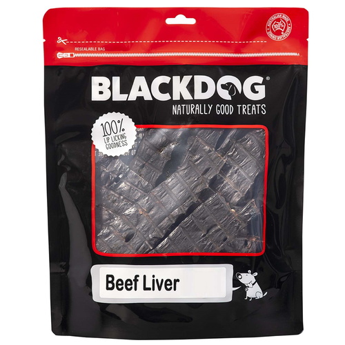 Black Dog 100% Australian Dried Beef Liver Treats for Cats & Dogs - 1kg main image