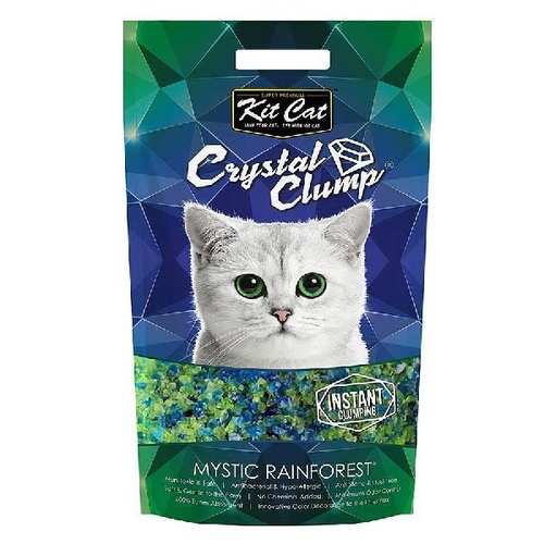 Kit Cat Litter Crystal Clump Mystic Rainforest