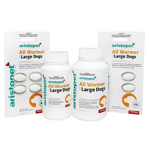 AristoPet Intestinal All Wormer Tablets for Large Dogs 20kg+ main image