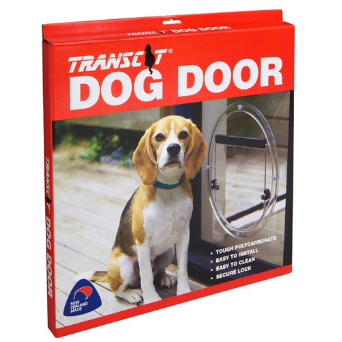 Transcat Large Pet Door for Cats & Small-Med Dogs - For Installation in Glass Doors & Windows main image