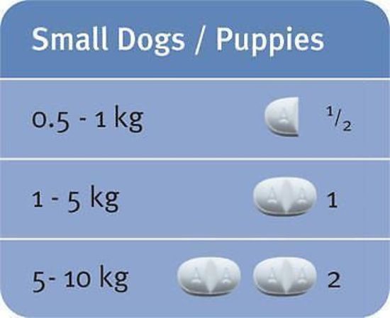 Milbemax All-Wormer for Puppies and Small Dogs Up to 5kg - 2 Tablets (1 every 3 months) image 0