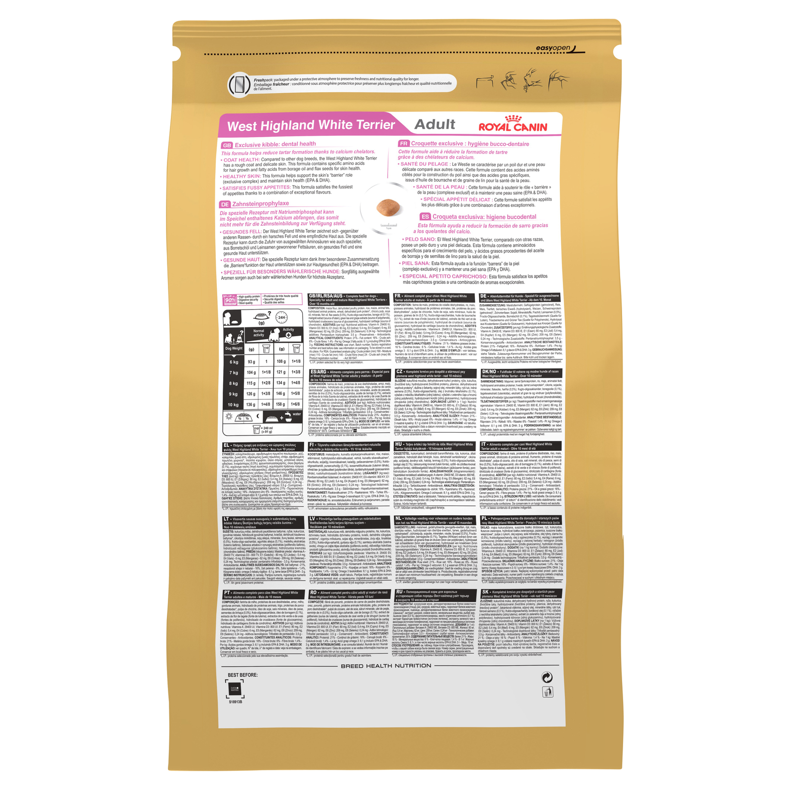 Royal Canin Dry Dog Food for West Highland White Terrier Adult Dogs