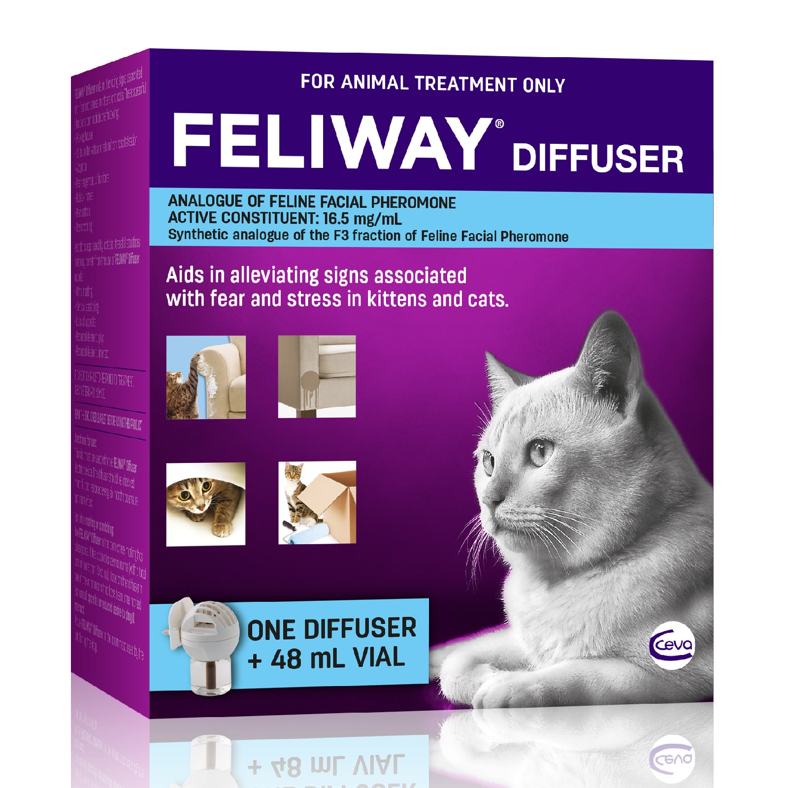 Feliway diffuser refill Feliway Diffuser Kit for Anxious Cats