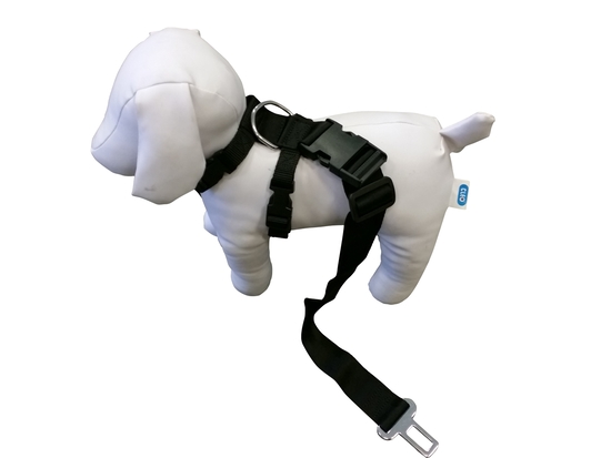 Car Harness for Dogs with Seat Belt Attachment image 0