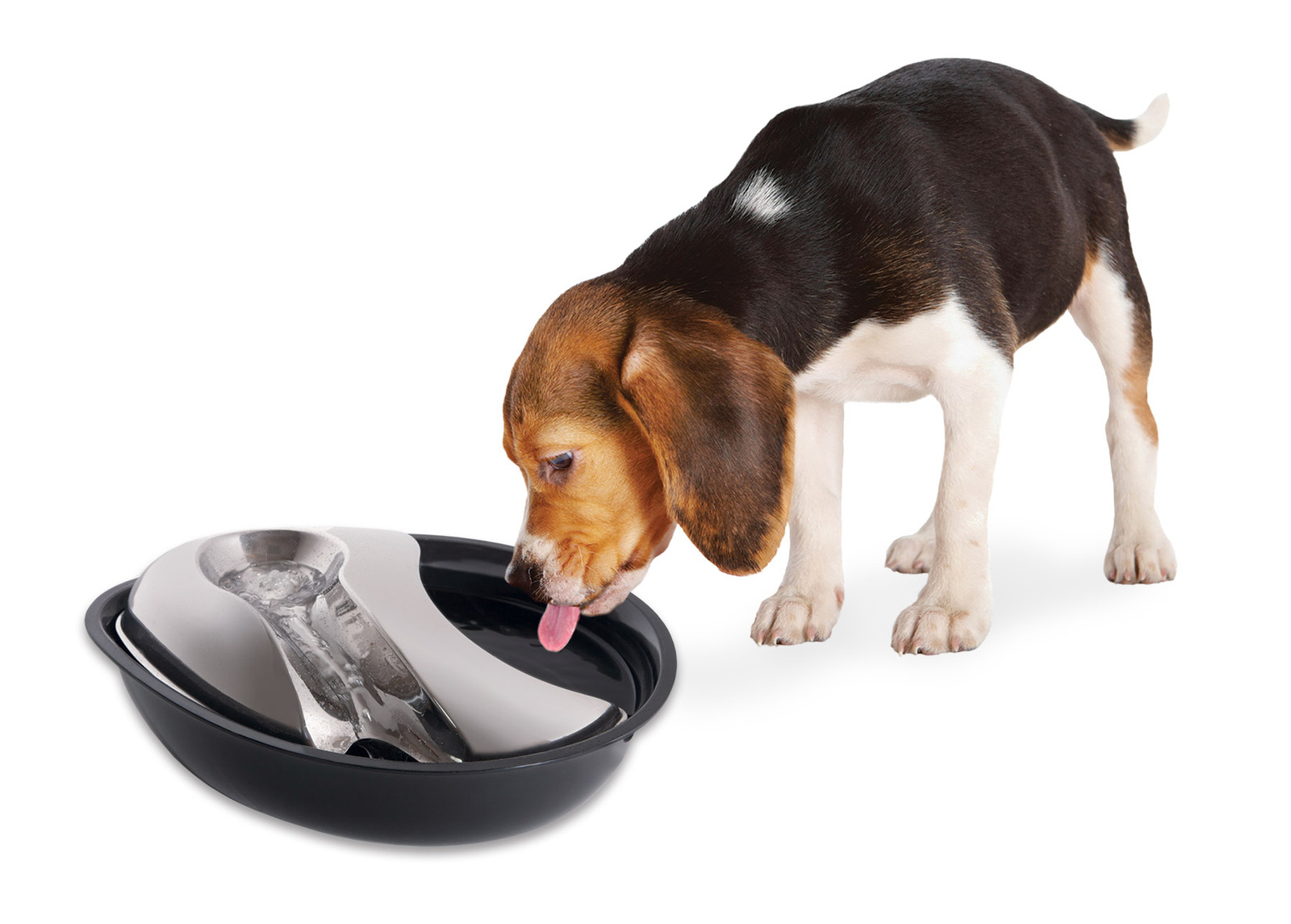 Pioneer Pet Raindrop Pet Drinking Fountain 1.7 litre - Plastic & Stainless Steel image 0