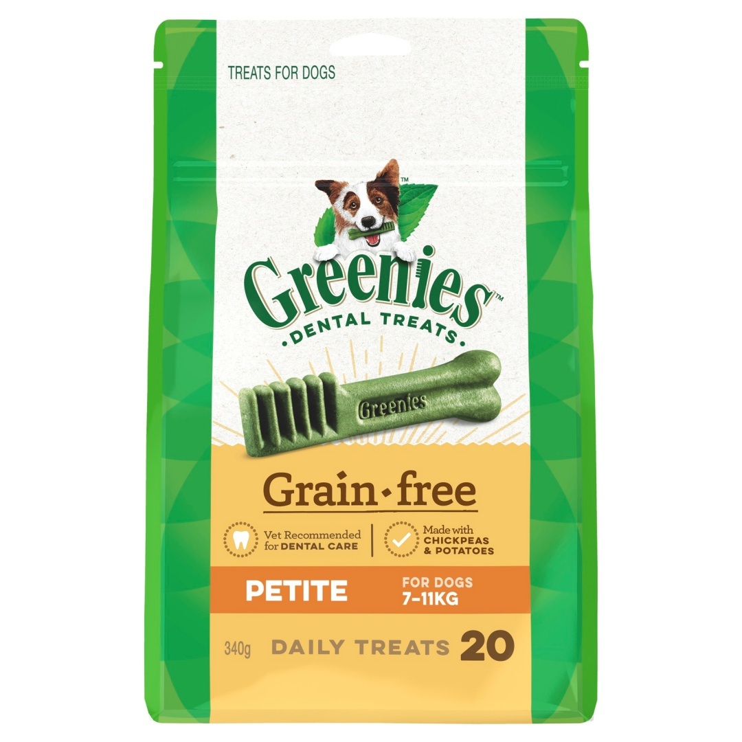 Greenies Grain Free Dental Chew Treats for Dogs - 340g Treat-Paks image 0