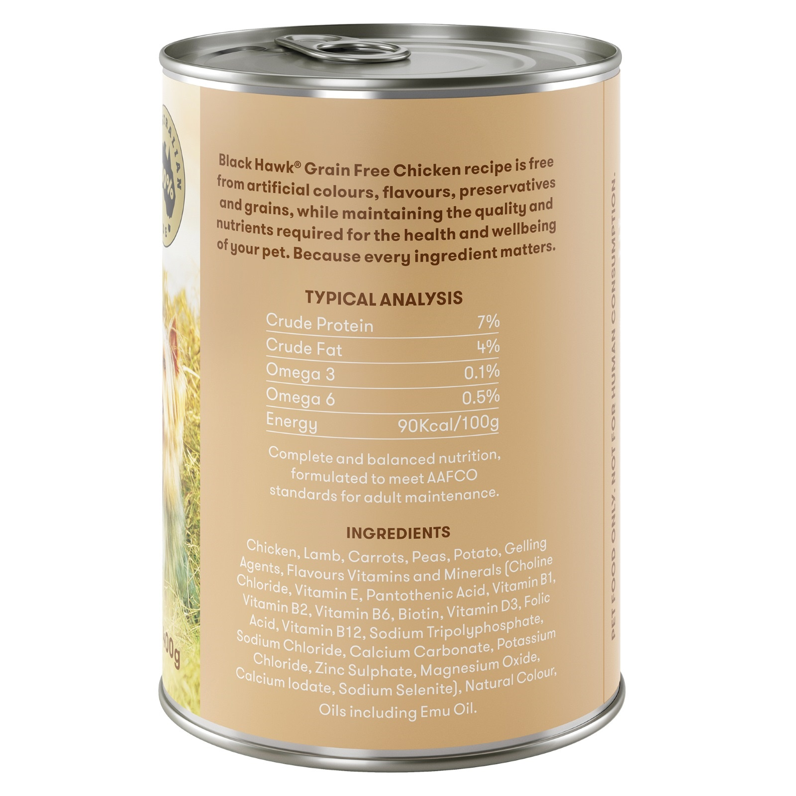 black hawk wet dog food