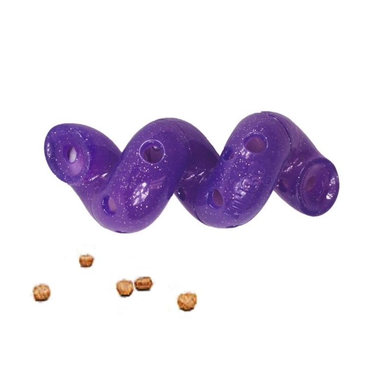 2 x Kong Bat-A-Bout Spiral Roll-Around Glow-in-the-Dark Cat Toy image 0