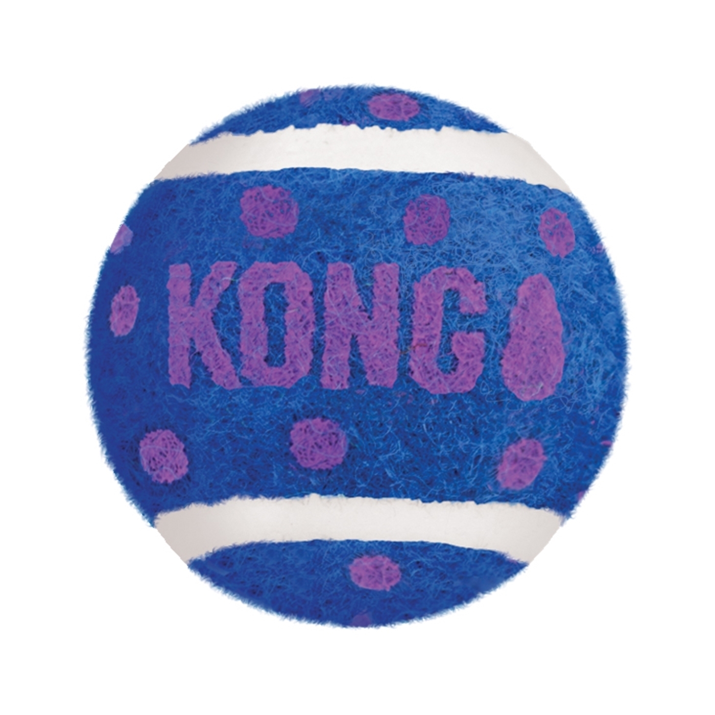 3 x KONG Active Tennis Balls with Bells Interactive Cat Toy image 0