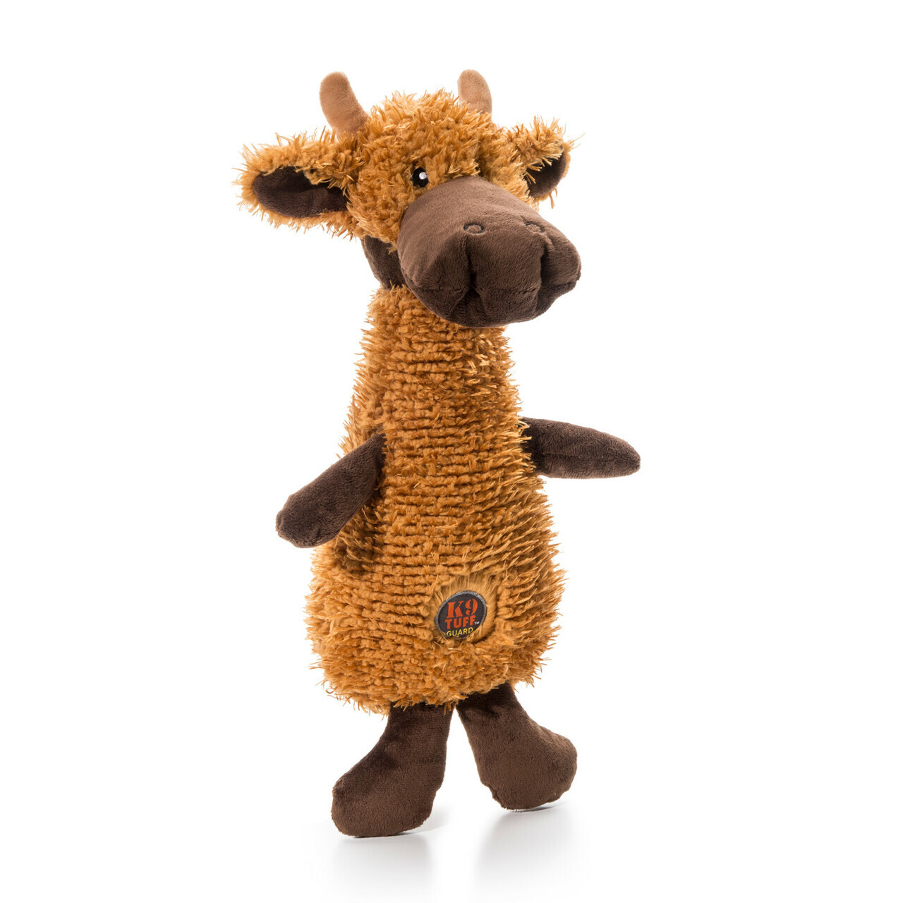 Charming Pet Scruffles Textured Squeaker Dog Toy - Moose - Large image 0