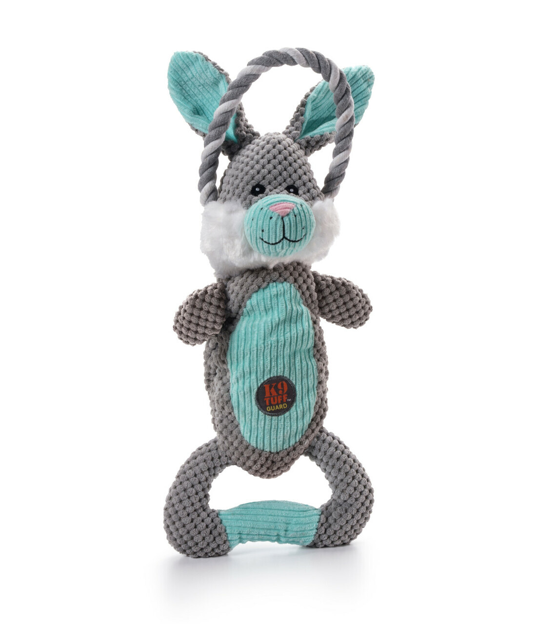 Charming Pet Scrunch Bunch & Squeak Dog Toy - Bunny image 0